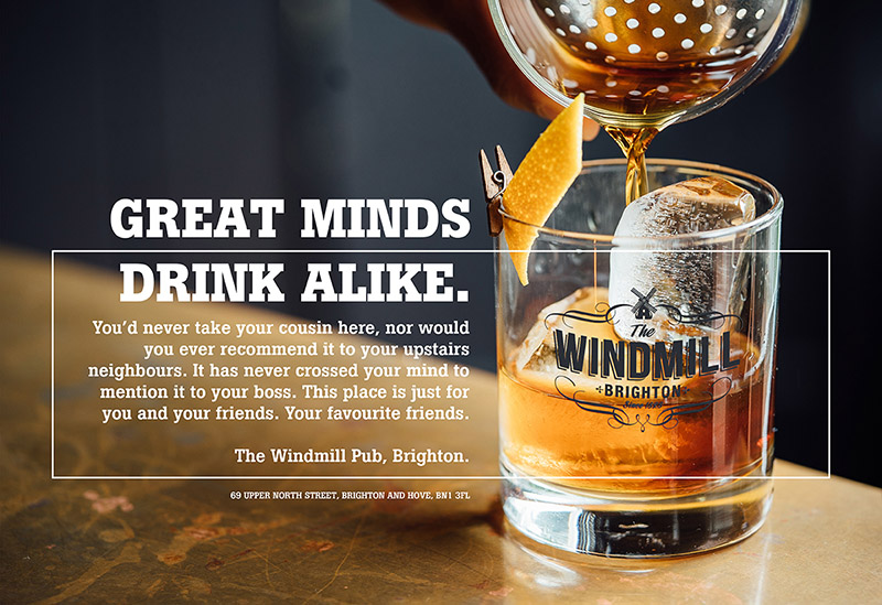 The Windmill Pub | Poster | Brighton, UK